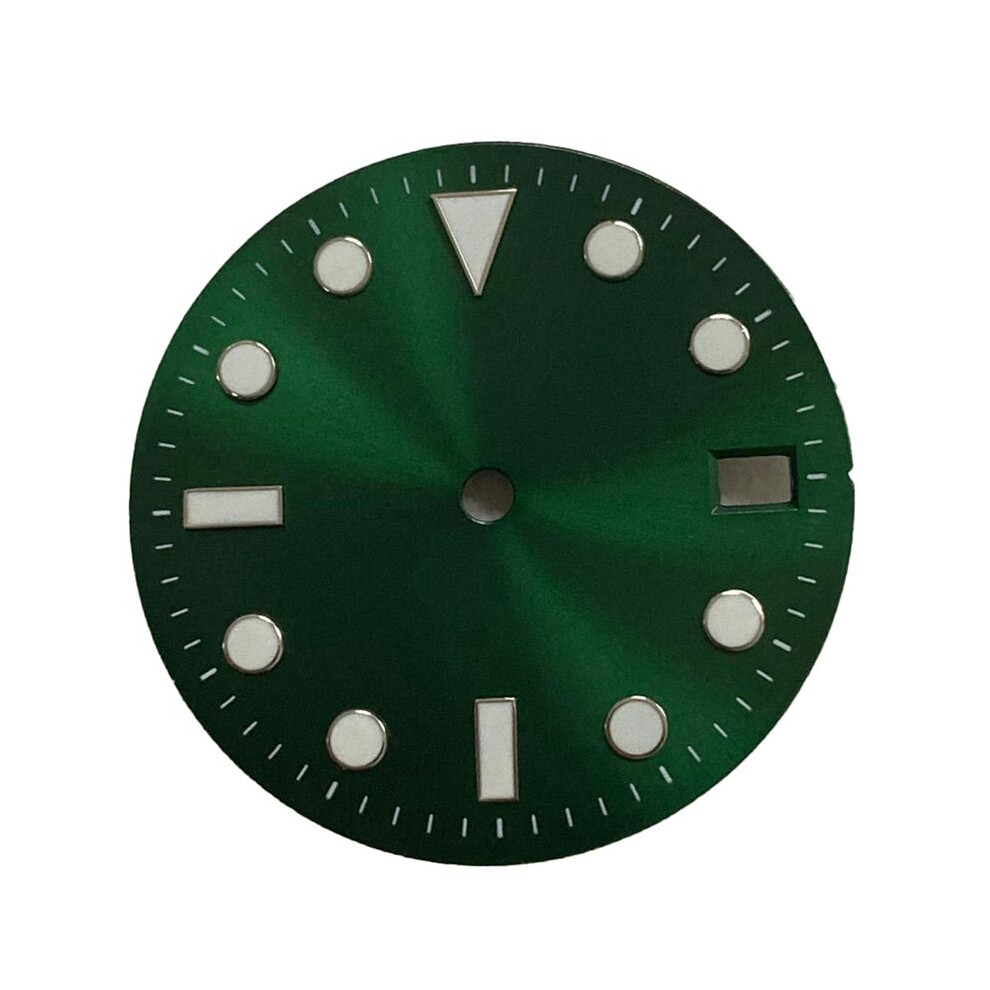 Nh35 Watch Dial 29Mm Sun Pattern Dial Luminousdial For Japan Nh35 Movement Watch Accessories Green 6033986734168