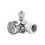 3X Akvarium CO2-Regulator 2000psi Tryckmätare för 6 mm Sugrör 3/8-24UNF 6