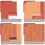 5Pcs Wood Graining Tool Rubber Wood Grain Roller Tool Reusable Grain Pattern Painting Tool for DIY Wall Floor 4