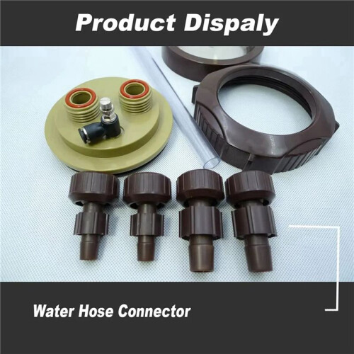 2X Clear CO2 Atomizer External Turbo Super Diffuser Atomizer Fish Tank Aquarium WaterPlant Fish Tank Landscape Aquatic 1