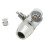 2X Akvarium CO2-Regulator 2000psi Tryckmätare för 6 mm Sugrör 5/8-18UNF 4