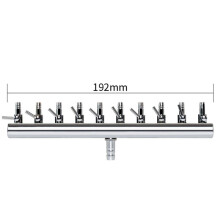 2X 10Way Air Splitter Valve Aquarium Fish Tank Air Pump Flow Splitter Distributor Pump Valve Tap Lever Control Valve