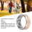 Smart Ring Health Tracker BT 5.1, Sleep, Temp, Step, Waterproof 7