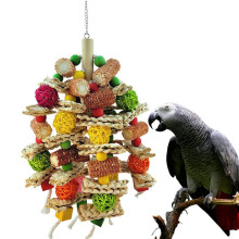 2X Toys Bird Toys Natural Corn Cob Bird Chew Toys for Small and Medium-Sized Macaws,African Grey,Cockatoos