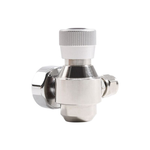 2X Akvarium CO2-Regulator 2000psi Tryckmätare för 6 mm Sugrör 3/8-24UNF 1