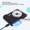 Camera digitale HD 48MP 2.7K con zoom 8x, schermo IPS da 2,8" nero 4