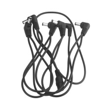 2 Pcs Electrode Daisy Chain Harness Cable Copper Wire for Guitar Effects Power Supply Adapter Splitter, 3 Ways & 6 Ways
