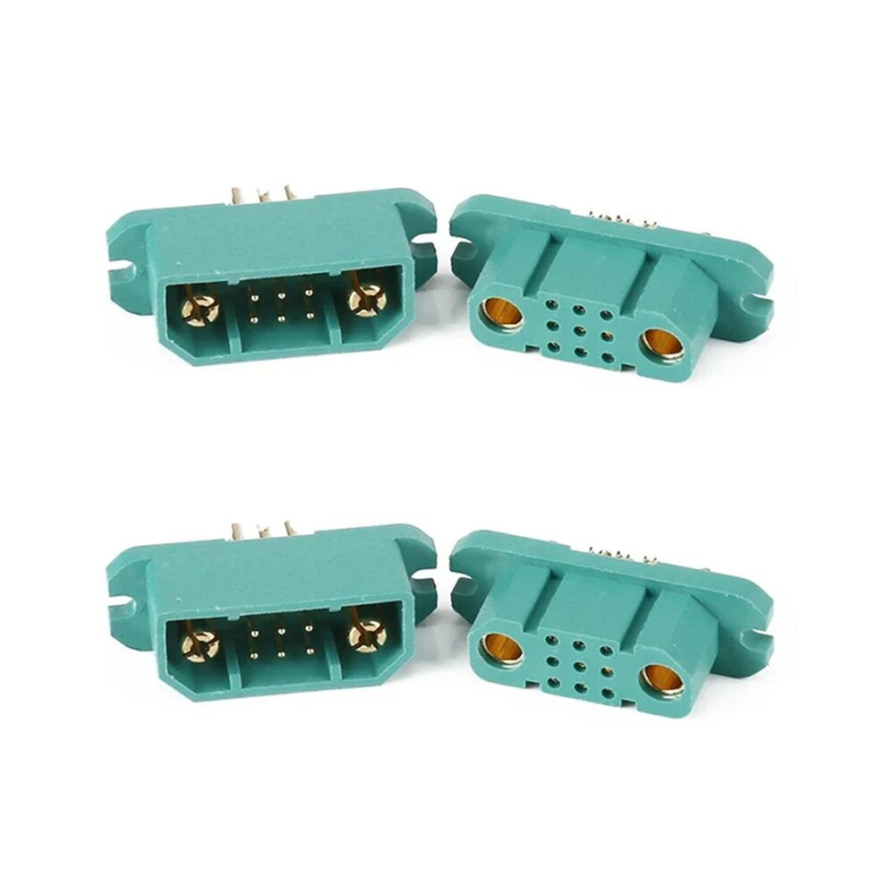 4X Vtol Mpx Connector 9+2 With Power Male Female Portable Dual Power Fixed Wing Quick Release Plug For Rc Uav Aircraft 4712283520637
