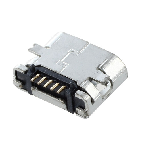 10Pcs Type B Micro-Usb Female Jack Port Socket & 50Pcs Micro-Usb Type B Female 5Pin Smt Socket Jack Port Pcb Board 2