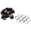 10 Pcs Panel Mount 17.9x13.8mm  Socket & 60Pcs Micro-Usb Type B Female 5 Pin Smt Placement Smd Dip Socket Connector 9