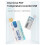 TempU05 1pcs Temperature Data Logger 60 Day Single Use Temperature Analyzer PDF Report USB Temperature Logger 9