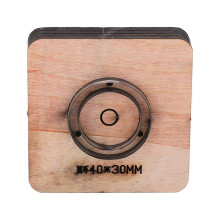 (As show, One size) Round Leather Metal Cutting Die DIY Stamping Punch Cut Mold Alloy Steel Craft Accessories