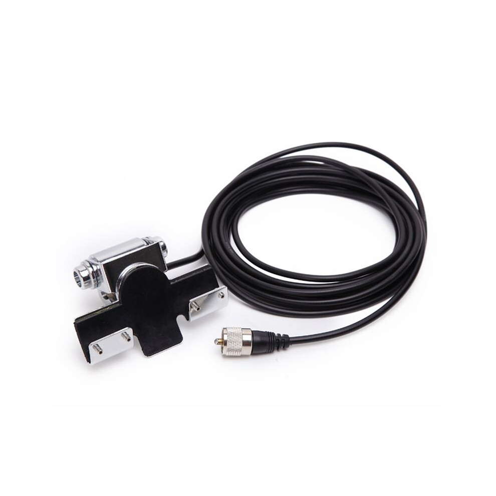 Rb-400 With 5M Cable Car Antenna Bracket Adjustable Angle Hatchback Door For Qty Tyt Mobile Car Radio Antenna Silver 4714157489873