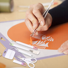 5-teiliges Vinyl-Weeding-Werkzeug-Set – ABS & Legierungsstahl Bastelset