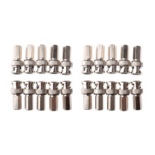 Twist- BNC Male Coax Connectors CCTV RG59 Pack of 20