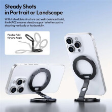 Ulanzi MA02 MagLock Daul Magnetic Phone Stand Phone Mount Handle for 16 15 Magnetic Hook Ring with 1/4inch Screw Hole