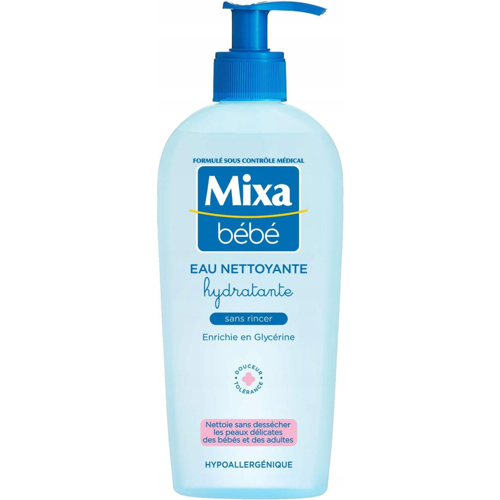 Mixa Bebe No-Rinse Cleansing Water For Babies 250Ml