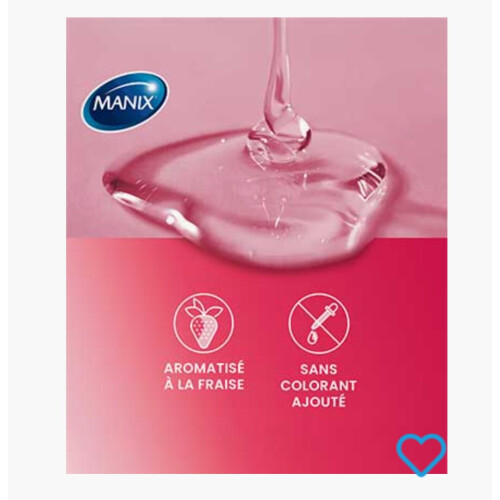 Manix Eetbare Aardbeienmassagegel 200 Ml Glijmiddel 2