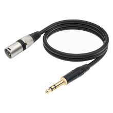 1/4 Inch to XLR Male Balanced Signal Interconnect Cable 6.35mm to XLR Patch Cable Microphone Balanced Cable 200cm