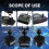 Potenziometro Joystick CH101 per Controller PTZ/Monitoraggio TVCC Joystick 2D 4