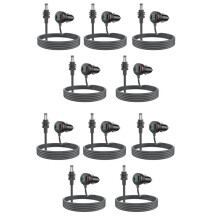 10X 3-in-1 for Starlink Power Cable 65W Type-C USB Socket Cigarette Lighter with LED Voltmeter Display