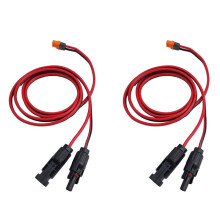 2X Extension Cable 1.5m 12AWG XT60i 2+1 Signal Pin Female to Solar Connecting Extension Cable