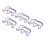 Cute Purple Elephant Paper Clips 100pcs 12