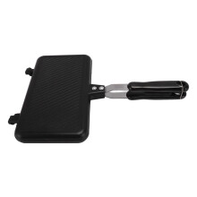 Nonstick Aluminum Waffle Maker Pan for Family Breakfast Baking, Portable
