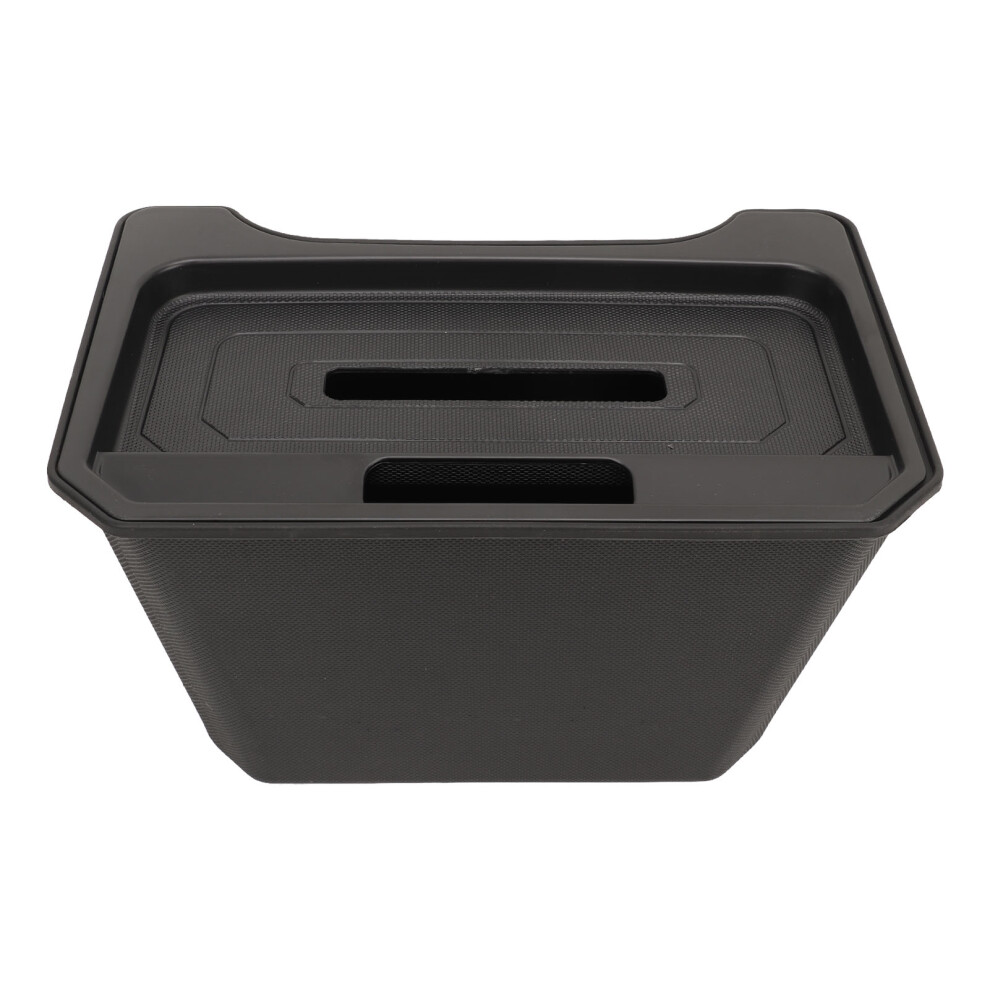 Trash Can For Tesla Model Y, Backseat Garbage Bin With Tray For2020to2023models, Durable Plastic Multi Purpose Organizer With Anti Slip Lid For 9083649782859