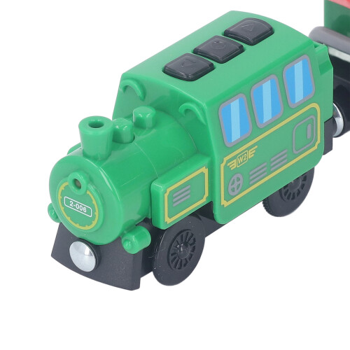 Set di treni a batteria con luci e suoni, ABS, telecomando 2