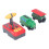 Set di treni a batteria con luci e suoni, ABS, telecomando 12