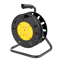 Extension Lead 4 Socket Cord Reel Thermal Cut Out Protection for Garden Outdoor with 50M Cable