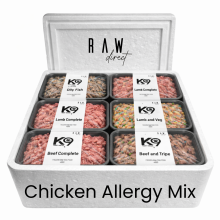 K9 Raw Frozen Dog Food No Chicken 30 x 454g Blocks