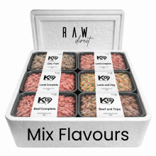 K9 Raw Meat Mix Frozen Dog Food 30 x 454g Blocks
