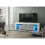 TV Unit Aria 160cm - White & Grey Gloss Doors and LED Lights 2