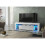 TV Unit Aria 160cm - White with Gloss Doors and LED Lights 2