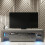 TV Unit Aria 160cm - Dark Grey with Gloss Doors and LED Lights 4
