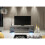TV Unit Aria 160cm - Dark Grey with Gloss Doors and LED Lights 5