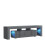 TV Unit Aria 160cm - Dark Grey with Gloss Doors and LED Lights 9