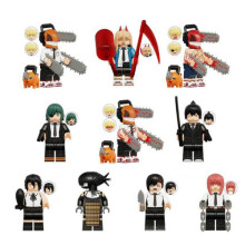 10pcs Chainsaw Man Majima Devil Doll Minifigures Kids Gifts Toys
