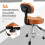 Professional Drum Throne Hydraulic Drum Stool with Backrest,Drumstick 8