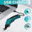 Handheld, Convenient Cordless Electric Fabric Scissors With Charger. 6