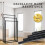 3 Tier Free Standing Towel Rail Stand Unit Rack Storage Bathroom 8
