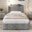 Upholstered Bed, Storage Bed, 3FT single bed 90x190cm 2