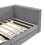 Upholstered bed, 3FT single bed 90x190cm, Daybed sofa bed 19