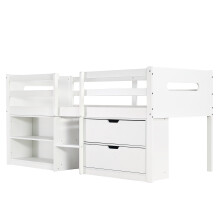 Wooden bed, Storage Bed , Children's bed, 3ft single bed 90x190cm