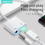 Type-c to 3.5mm audio conversion cable (digital) Black 6