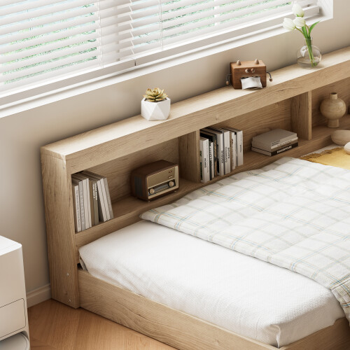 Storage Bed, 3FT single bed 90x190cm, Plenty of storage space 1