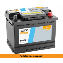 Exide EB620 Excell Car Battery 027SE -12V 62Ah, 4 Years Warranty
