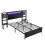 Metal Bed, Iron Bed, 4ft6 double bed 135×190cm 3